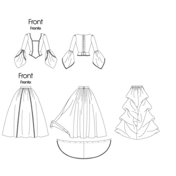 Vintage @2010 - McCalls 6097, Victorian Costume, Historical Costume, - Picture 4 of 5